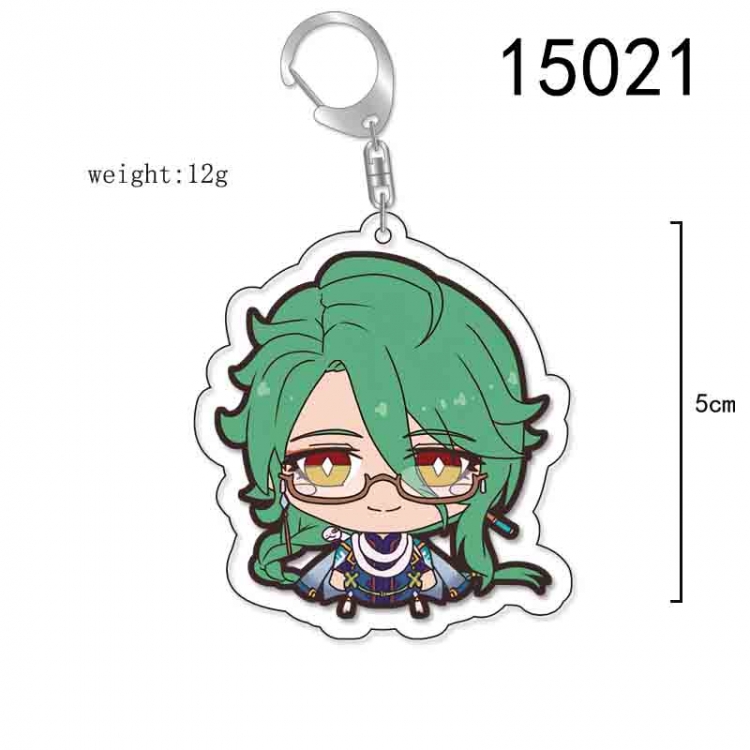 Genshin Impact Anime Acrylic Keychain Charm price for 5 pcs 15021