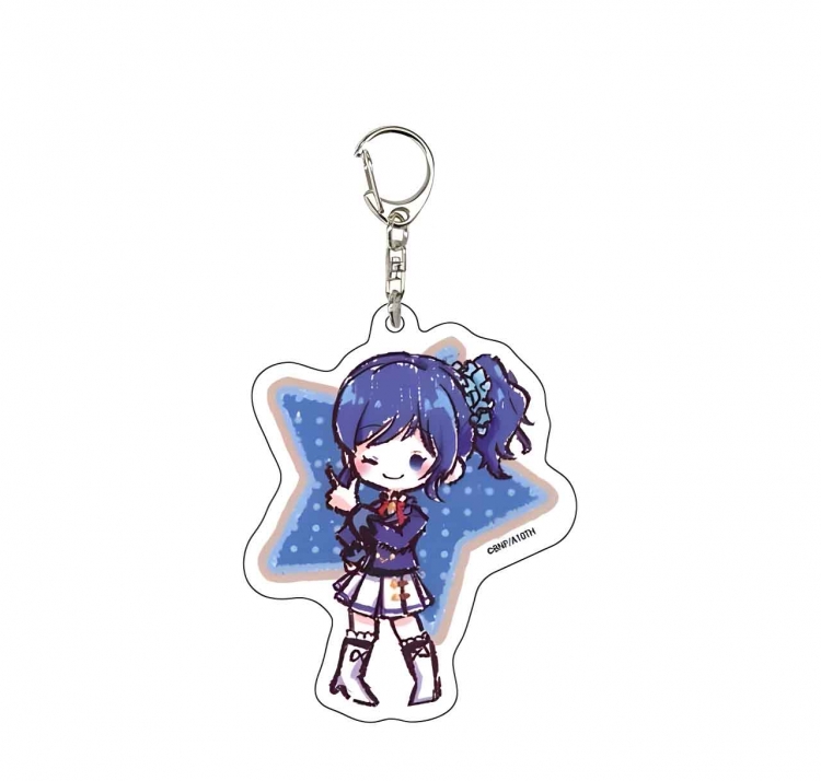 IDOL SCHOOL Anime Acrylic Keychain Charm price for 5 pcs