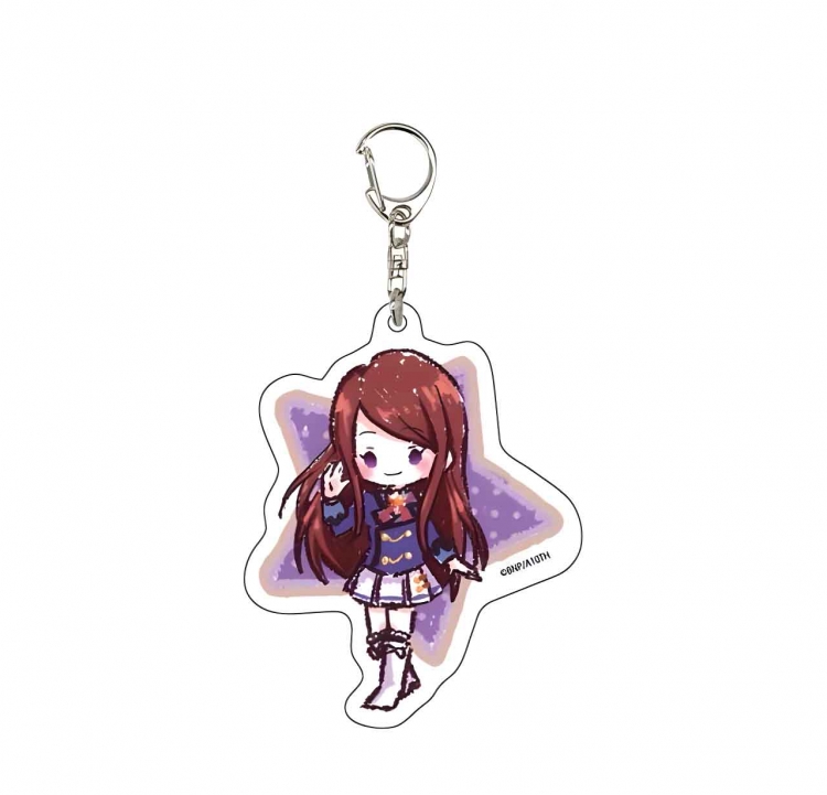 IDOL SCHOOL Anime Acrylic Keychain Charm price for 5 pcs 15014