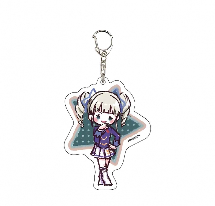 IDOL SCHOOL Anime Acrylic Keychain Charm price for 5 pcs