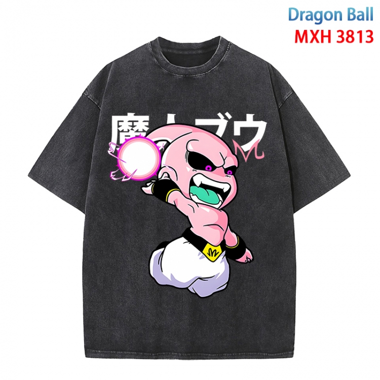 DRAGON BALL Anime peripheral pure cotton washed and worn T-shirt from S to 4XL MXH-3813