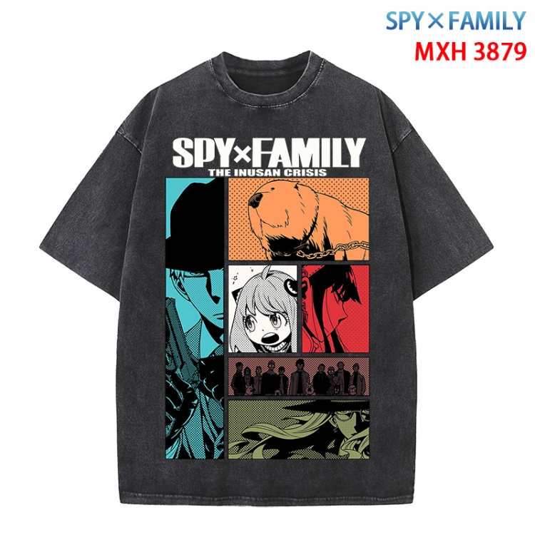 SPY×FAMILY Anime peripheral pure cotton washed and worn T-shirt from S to 4XL MXH-3879