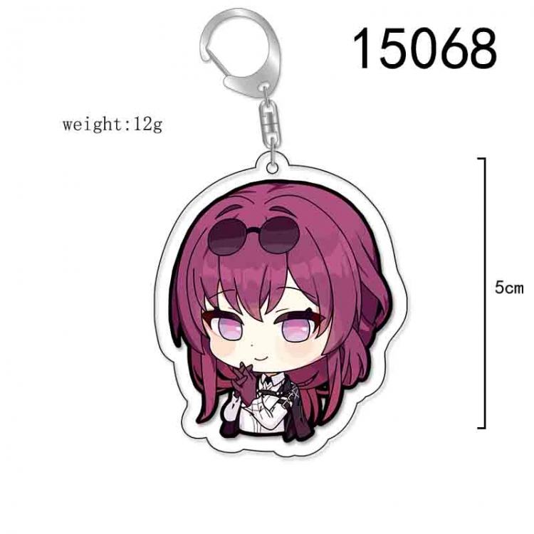 Honkai: Star Rail Anime Acrylic Keychain Charm price for 5 pcs 15068