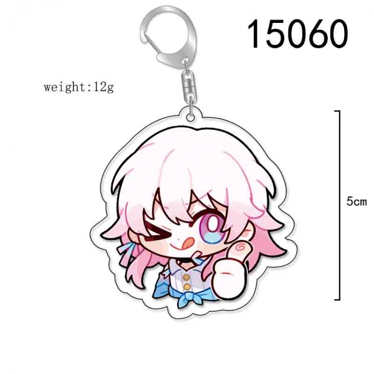 Honkai: Star Rail Anime Acrylic Keychain Charm price for 5 pcs 15060