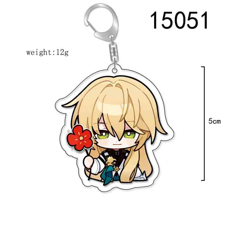 Honkai: Star Rail Anime Acrylic Keychain Charm price for 5 pcs 15051