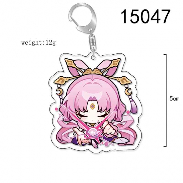 Honkai: Star Rail Anime Acrylic Keychain Charm price for 5 pcs 15047