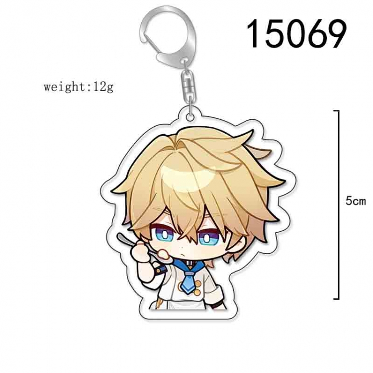 Honkai: Star Rail Anime Acrylic Keychain Charm price for 5 pcs 15069