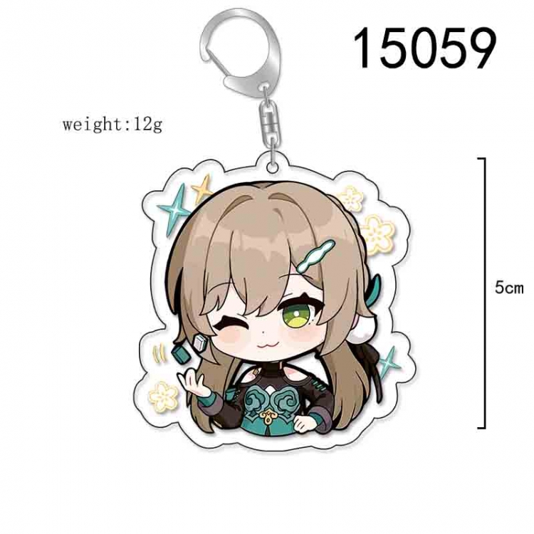 Honkai: Star Rail Anime Acrylic Keychain Charm price for 5 pcs 15059