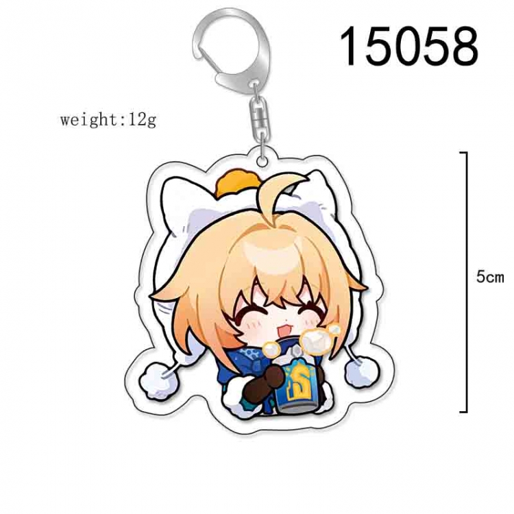 Honkai: Star Rail Anime Acrylic Keychain Charm price for 5 pcs 15058