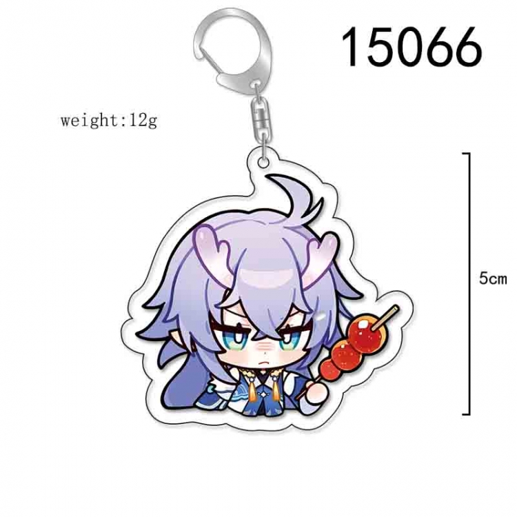 Honkai: Star Rail Anime Acrylic Keychain Charm price for 5 pcs 15066