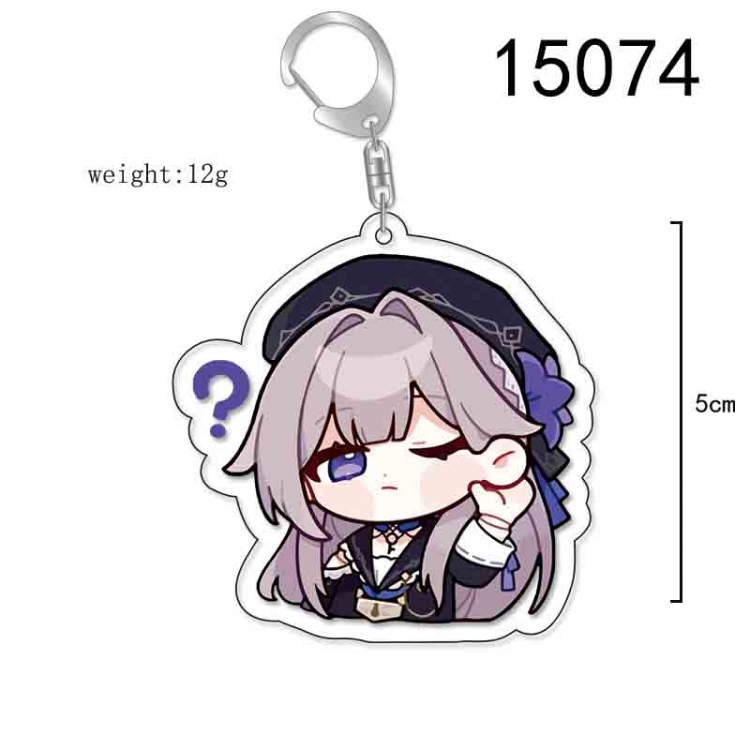 Honkai: Star Rail Anime Acrylic Keychain Charm price for 5 pcs 15074