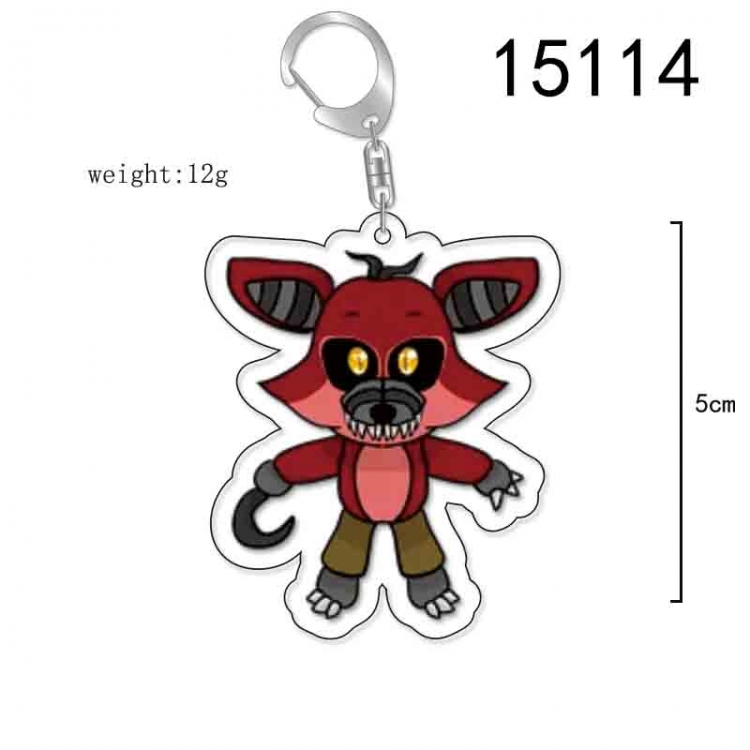 Five Nights at Freddys Anime Acrylic Keychain Charm price for 5 pcs 15114