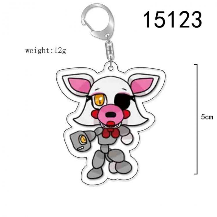 Five Nights at Freddys Anime Acrylic Keychain Charm price for 5 pcs 15123