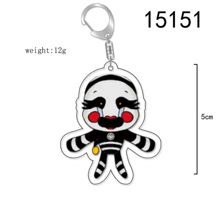 Five Nights at Freddys Anime Acrylic Keychain Charm price for 5 pcs 15151