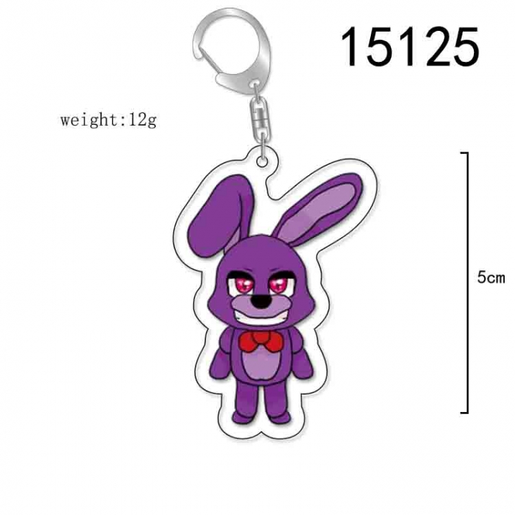 Five Nights at Freddys Anime Acrylic Keychain Charm price for 5 pcs 15125