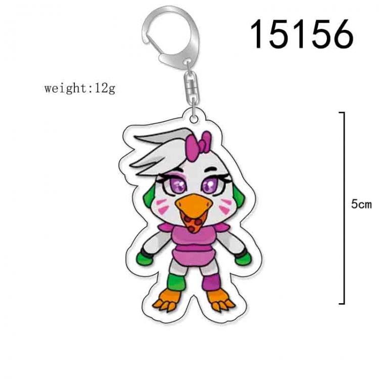 Five Nights at Freddys Anime Acrylic Keychain Charm price for 5 pcs 15156