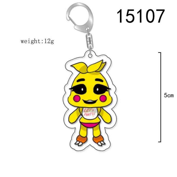 Five Nights at Freddys Anime Acrylic Keychain Charm price for 5 pcs 15107