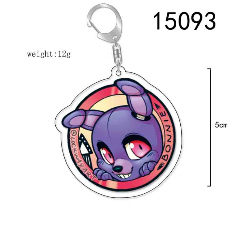 Five Nights at Freddys Anime Acrylic Keychain Charm price for 5 pcs 15093