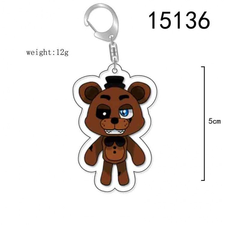 Five Nights at Freddys Anime Acrylic Keychain Charm price for 5 pcs 15136