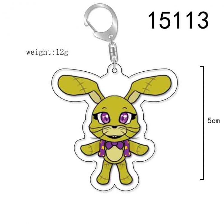 Five Nights at Freddys Anime Acrylic Keychain Charm price for 5 pcs 15113