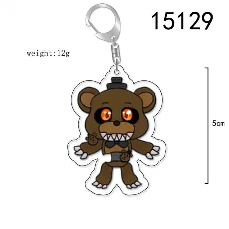 Five Nights at Freddys Anime Acrylic Keychain Charm price for 5 pcs 15129