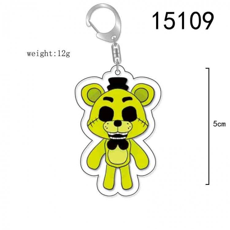 Five Nights at Freddys Anime Acrylic Keychain Charm price for 5 pcs 15109