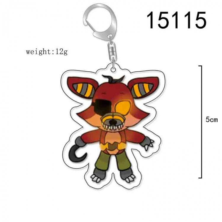 Five Nights at Freddys Anime Acrylic Keychain Charm price for 5 pcs 15115