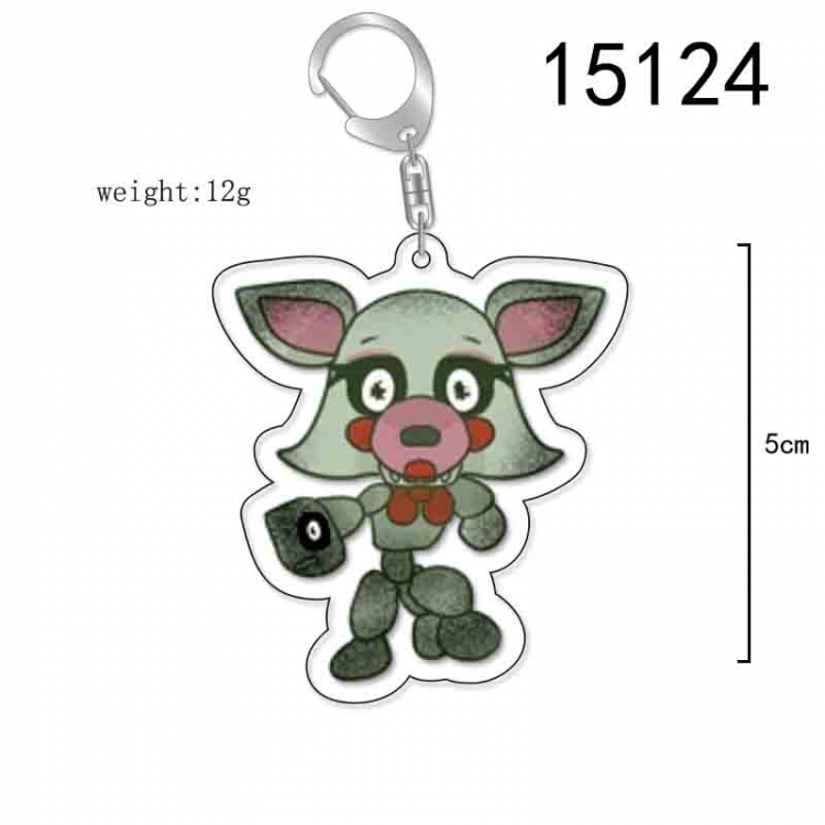 Five Nights at Freddys Anime Acrylic Keychain Charm price for 5 pcs 15124