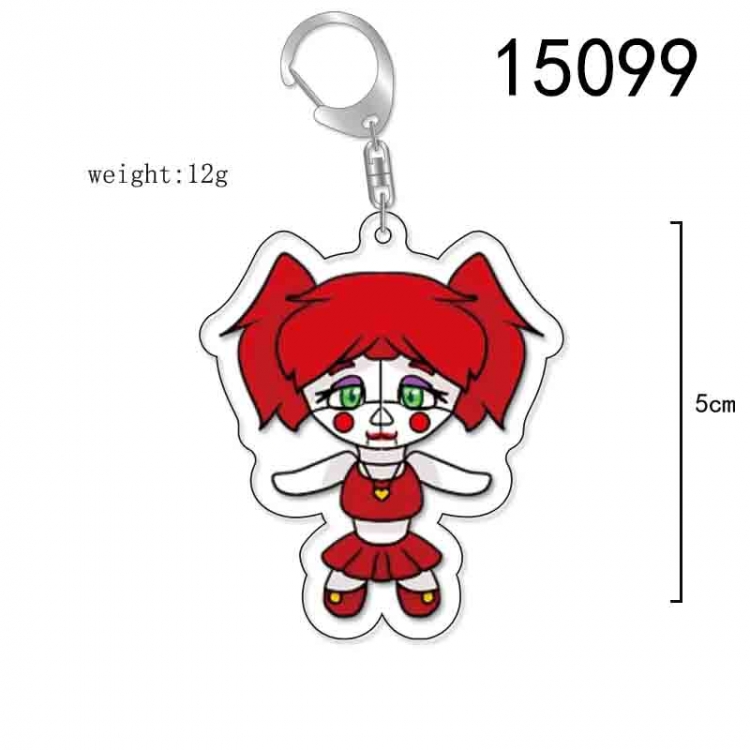 Five Nights at Freddys Anime Acrylic Keychain Charm price for 5 pcs 15099