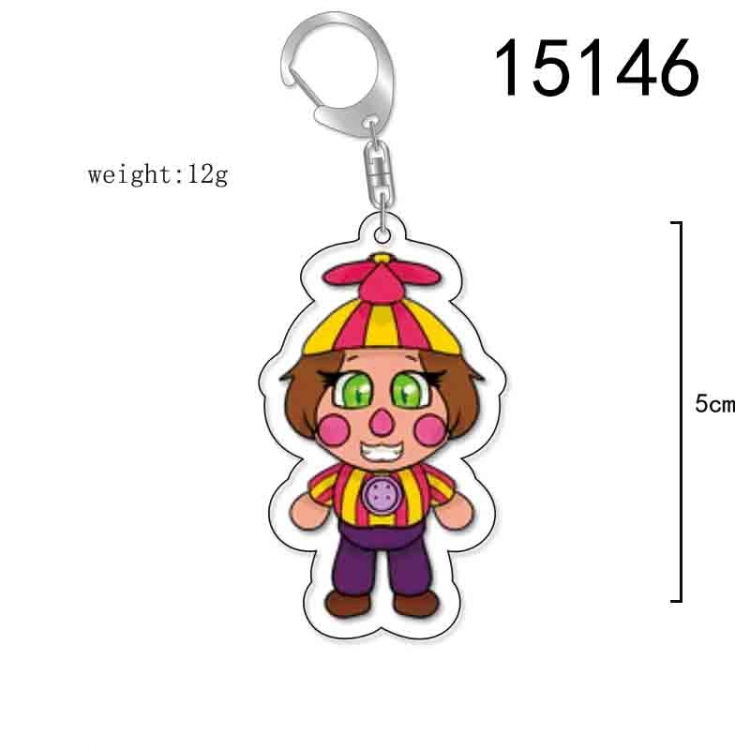 Five Nights at Freddys Anime Acrylic Keychain Charm price for 5 pcs 15146