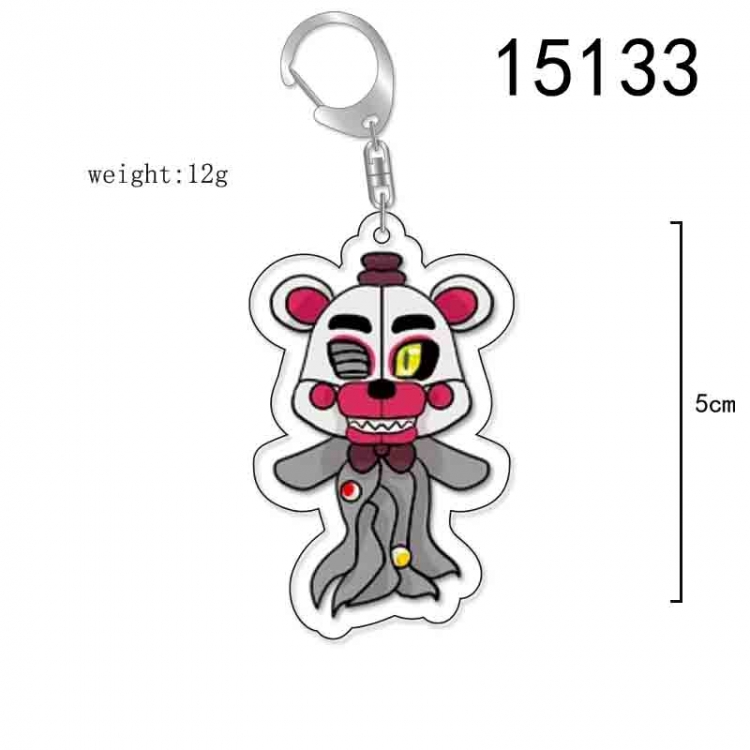 Five Nights at Freddys Anime Acrylic Keychain Charm price for 5 pcs 15133