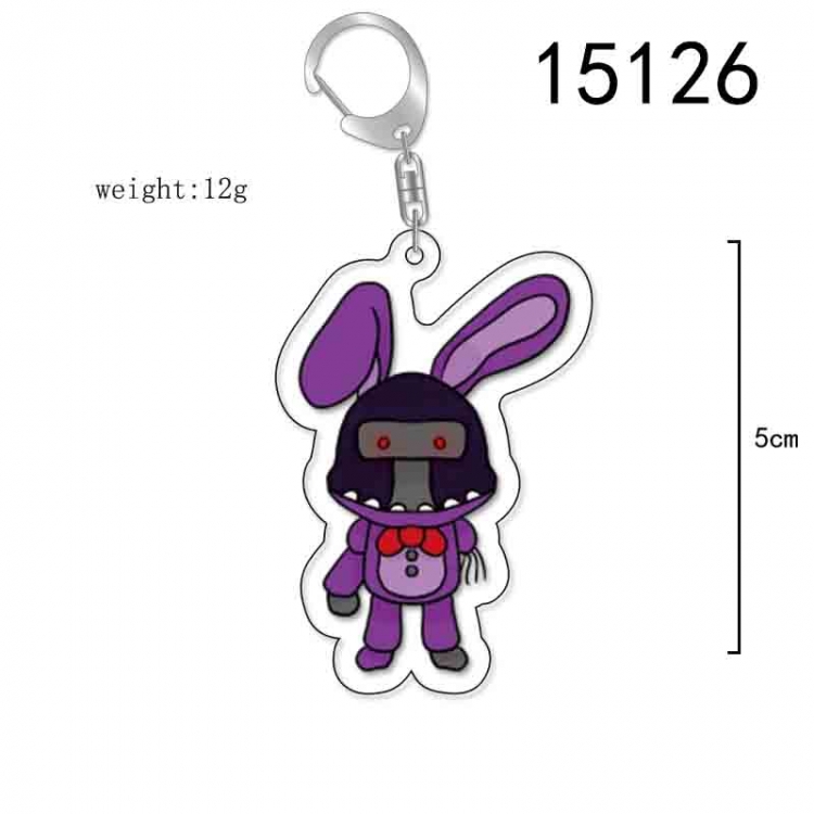 Five Nights at Freddys Anime Acrylic Keychain Charm price for 5 pcs 15126