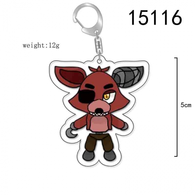 Five Nights at Freddys Anime Acrylic Keychain Charm price for 5 pcs 15116