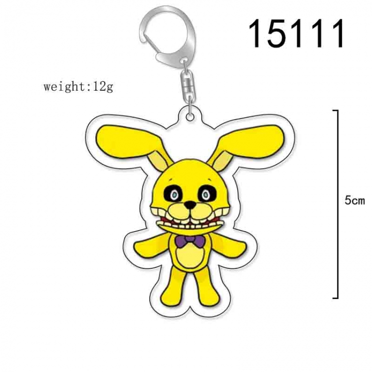 Five Nights at Freddys Anime Acrylic Keychain Charm price for 5 pcs 15111