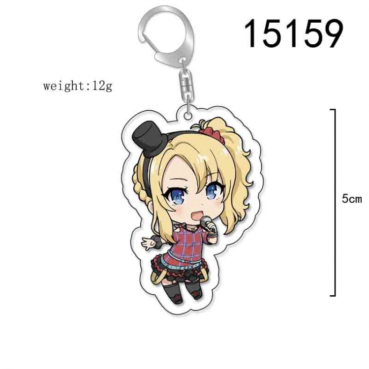 Adolescent fool doesnt dream of a bunny girl as a senior Anime Acrylic Keychain Charm price for 5 pcs 15159