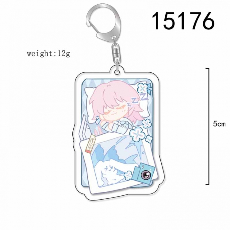 Honkai: Star Rail Anime Acrylic Keychain Charm price for 5 pcs 15176