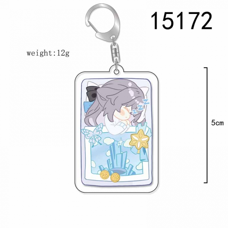 Honkai: Star Rail Anime Acrylic Keychain Charm price for 5 pcs 15172