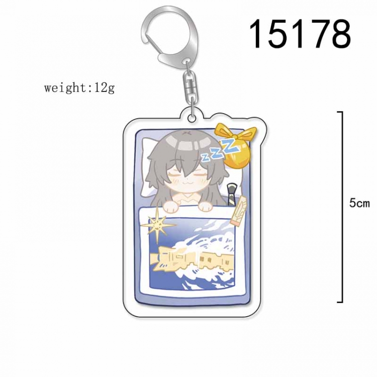 Honkai: Star Rail Anime Acrylic Keychain Charm price for 5 pcs 15178