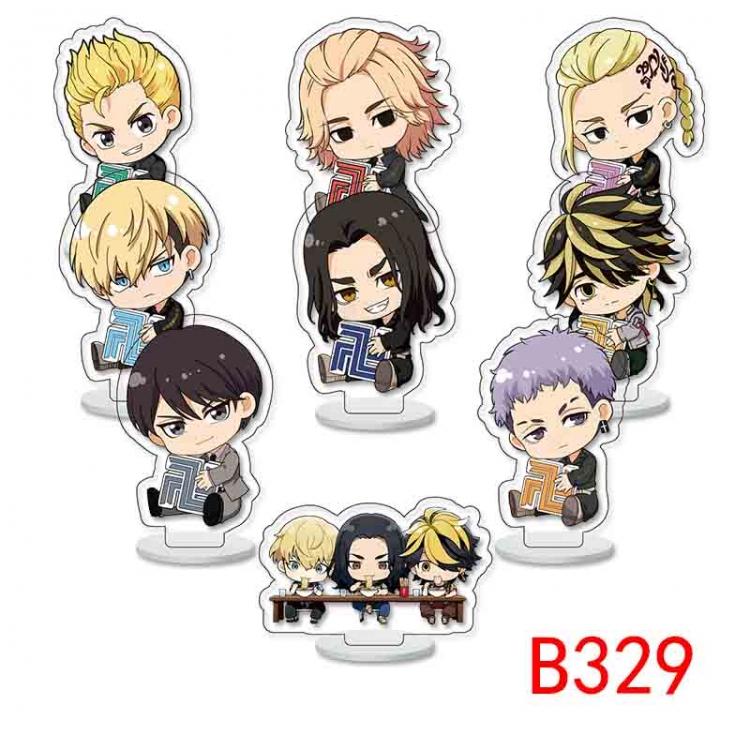 Tokyo Revengers Anime Character acrylic Small Standing Plates  Keychain 6cm a set of 9 B329