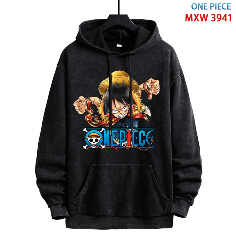 One Piece Anime peripheral washing and worn-out pure cotton sweater from S to 3XL MXW-3941-1