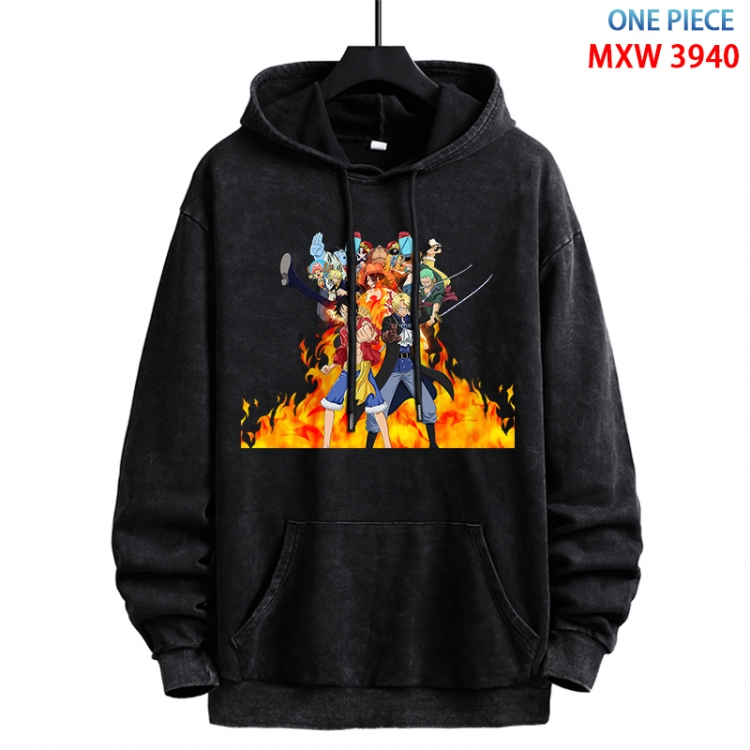 One Piece Anime peripheral washing and worn-out pure cotton sweater from S to 3XL MXW-3940-1