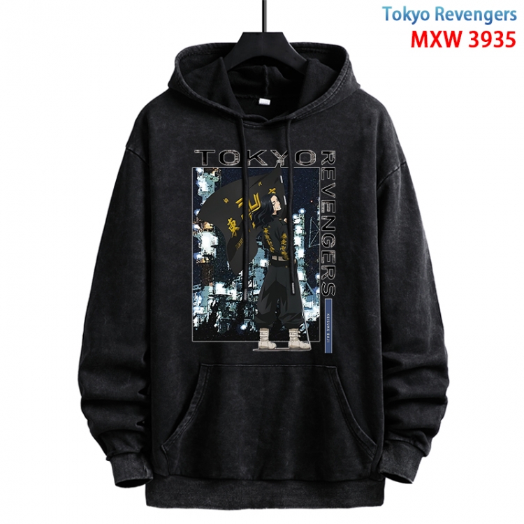 Tokyo Revengers Anime peripheral washing and worn-out pure cotton sweater from S to 3XL MXW-3935-1