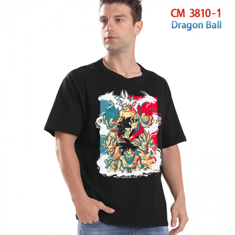 DRAGON BALL Printed short-sleeved cotton T-shirt from S to 4XL  3810-1