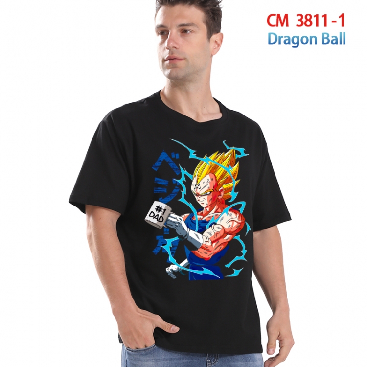 DRAGON BALL Printed short-sleeved cotton T-shirt from S to 4XL  3811-1