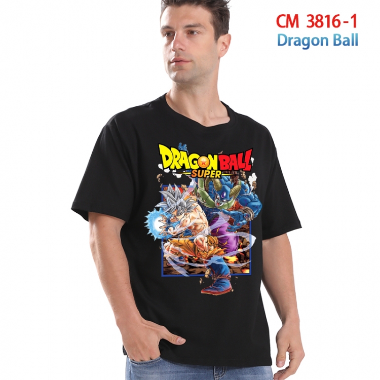 DRAGON BALL Printed short-sleeved cotton T-shirt from S to 4XL  3816-1