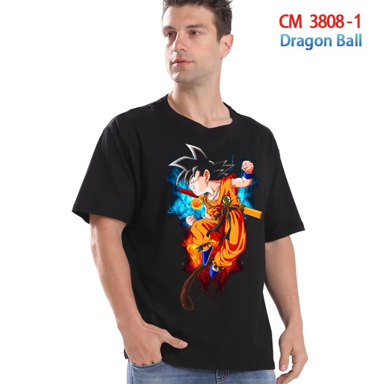 DRAGON BALL Printed short-sleeved cotton T-shirt from S to 4XL  3808-1