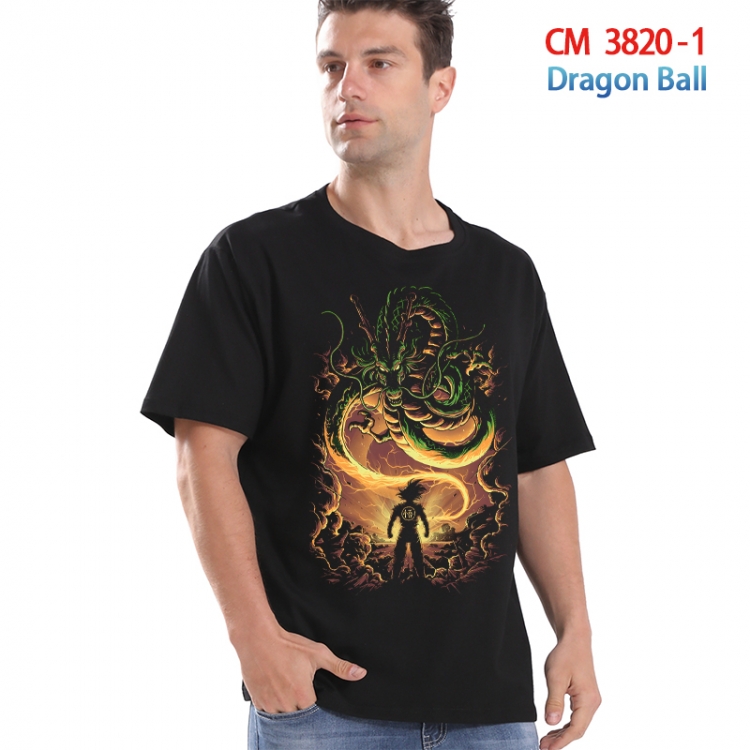 DRAGON BALL Printed short-sleeved cotton T-shirt from S to 4XL 3820-1