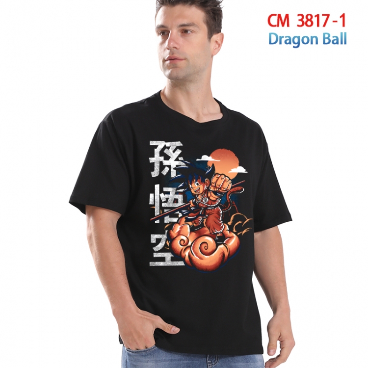 DRAGON BALL Printed short-sleeved cotton T-shirt from S to 4XL  3817-1