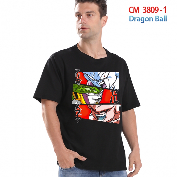DRAGON BALL Printed short-sleeved cotton T-shirt from S to 4XL  3809-1