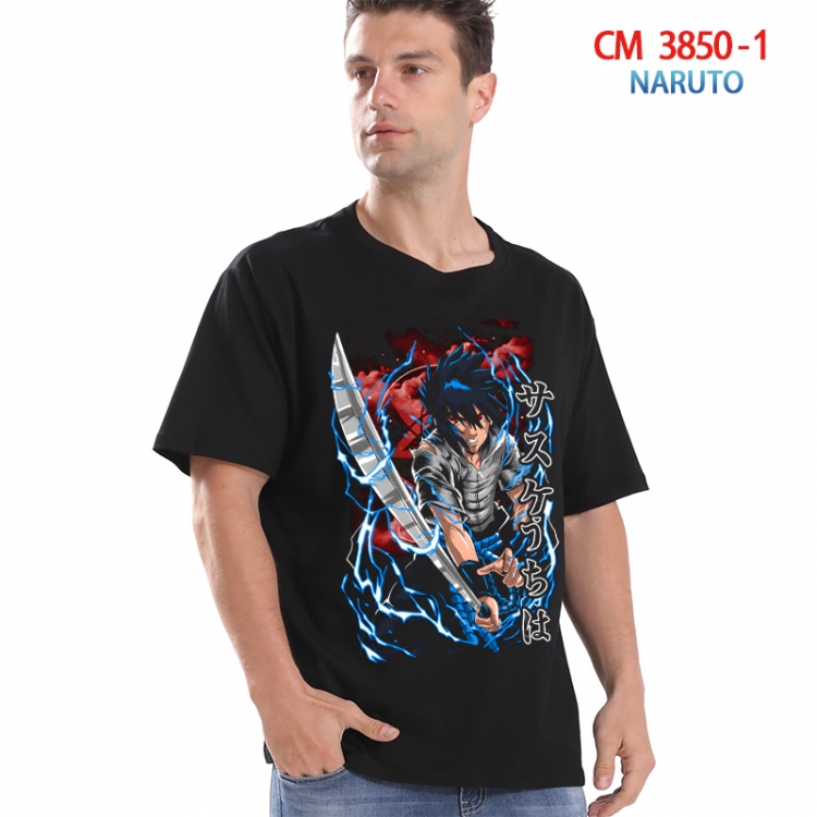 Naruto Printed short-sleeved cotton T-shirt from S to 4XL  3850-1